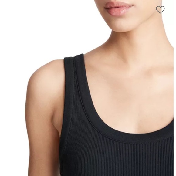 Vince Black Sleeveless Top Scoop Neck - Picture 2 of 4